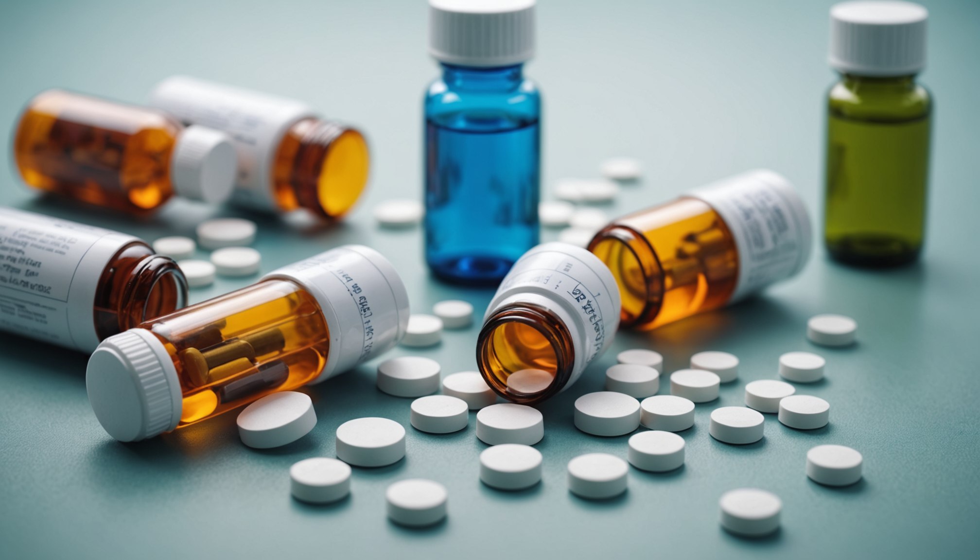 Illustration showing different audience segments considering impotence medication with safety icons and doctor consultation symbols